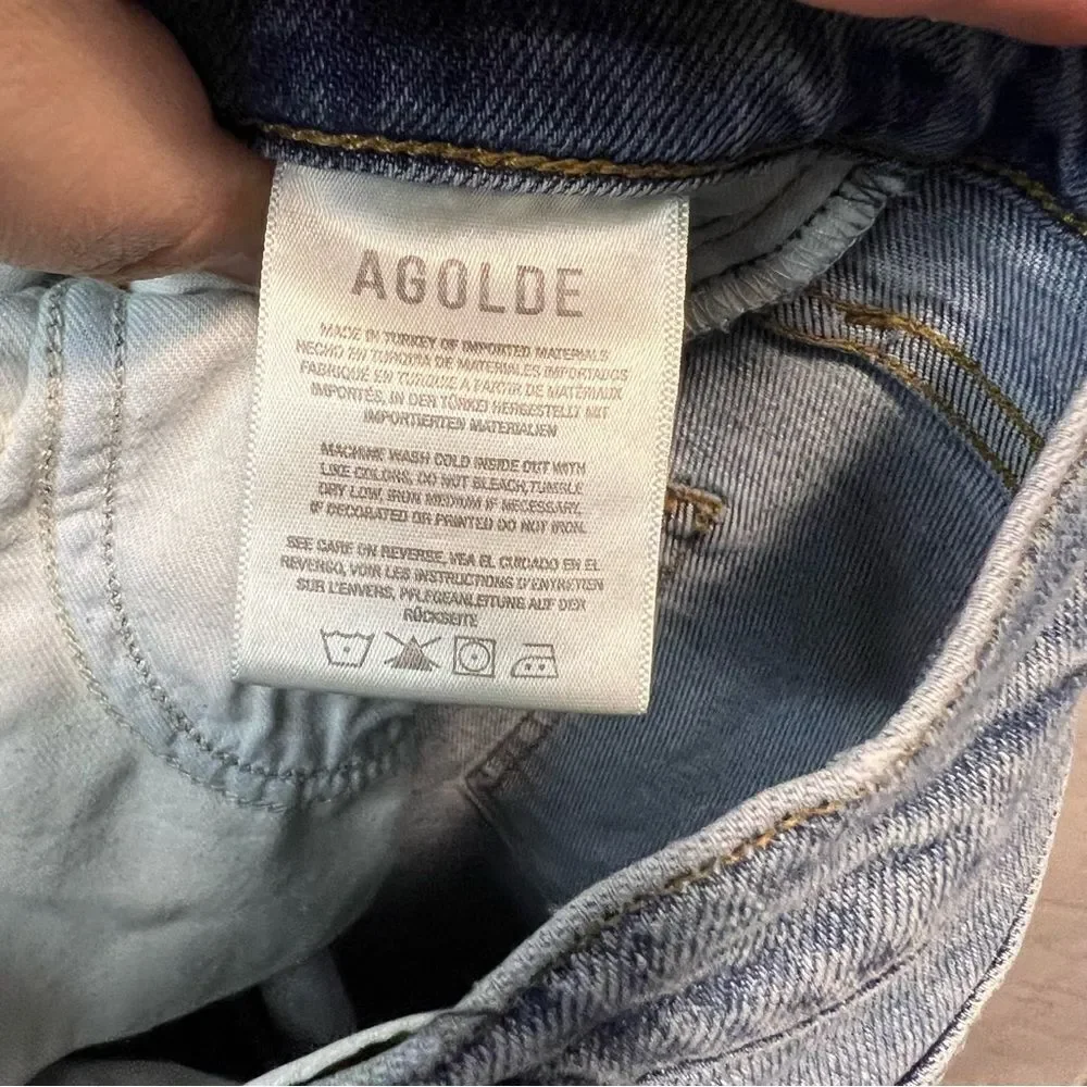 Agolde Nico High-Rise Slim Jeans size 25